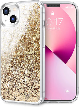 Caka Case Compatible iPhone 13 Mini Glitter Phone Case (Rose Gold) - Redpepper Cases