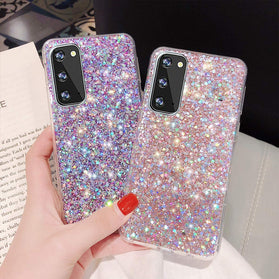 Galaxy S22 Ultra Cute Sparkle Bling Glitter Case - Redpepper Cases