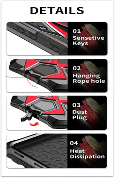 Galaxy S22 Ultra Military Protective Metal Case - Redpepper Cases