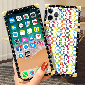 iPhone 11 Luxury Metal Geometric Circle Color Case - Redpepper Cases