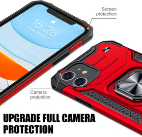 iPhone 11 Military Grade Kickstand Ring Case - Redpepper Cases