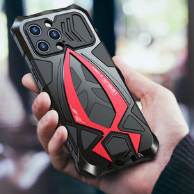iPhone 13 Heavy Duty Full Body Cover Aluminum Bumper Built in Silicone Case - Redpepper Cases