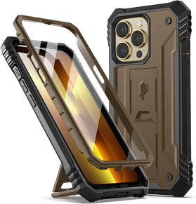 iPhone 13 Pro Full Body Rugged Dual Layer Shockproof Kickstand Case. - Redpepper Cases