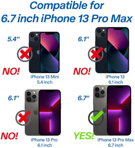 iPhone 13 Pro Max Military Grade Camera Slide Magnetic Case - Redpepper Cases