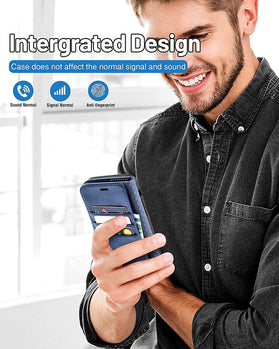 iPhone 13 Pro Wallet Card Holder Leather Flip Case. - Redpepper Cases