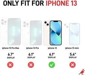 iPhone 13 Shockproof Protective Anti-Slip Lightweight Slim Case. - Redpepper Cases