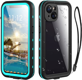 iPhone 13 Waterproof Case Blue - Waterproof Shockproof iPhone 13 Case - Redpepper Cases