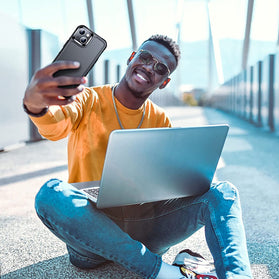 iPhone 14 Case Heavy Duty Full-Body Shockproof Case Black - Redpepper Cases