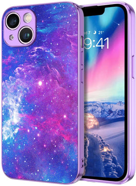 iPhone 14 Glow in The Dark Stylish Nebula Space Luminous Slim Light Case - Redpepper Cases