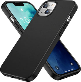 iPhone 14 Pro Max Case Naural Texture Speckled Soft Phone Case, Black - Redpepper Cases