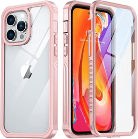 iPhone 14 Pro Max Case Tempered Bumper Case Rugged Cover Black - Redpepper Cases