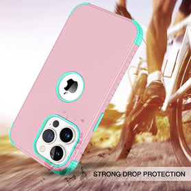 iPhone 14 Pro Max Women-Girls Heavy Duty 2 in 1 Rugged Shockproof Case - Redpepper Cases