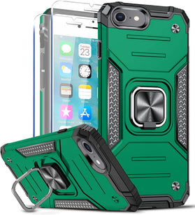 iPhone 7/8 Military Grade Kickstand Ring Case - Redpepper Cases