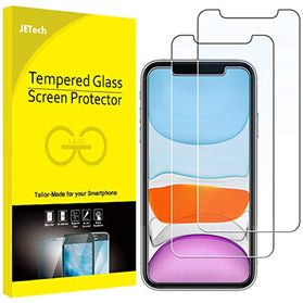 JETech Screen Protector for iPhone 11 and iPhone XR, 6.1-Inch, Tempered Glass Film, 2-Pack - Redpepper Cases