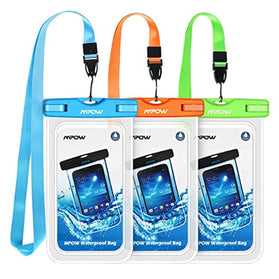 Mpow Waterproof Phone Pouch, Universal Waterproof Case Underwater IPX8 Dry Bag Compatible iPhone 11/11 Pro Max/Xs Max/XS/XR/X/8P/7P, Galaxy S20/S10/S9, Google Pixel/HTC up to 6.8
