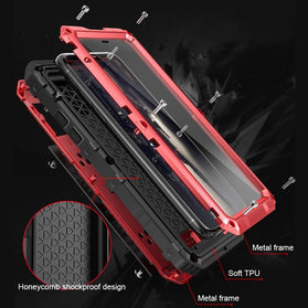 Premium Shockproof Waterproof Full Protection Aluminum Metal Case for For Apple iPhone X Tough Armor Doom Cover for iPhone XS - Redpepper Cases