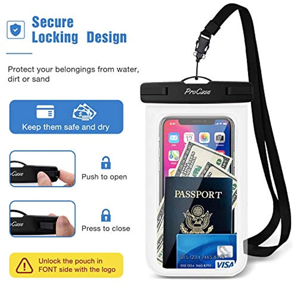 Waterproof pouch for iphone 11 pro max hotsell