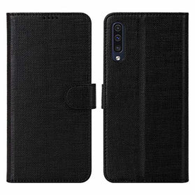 Samsung Galaxy A70 Card Holster Canvas Bumper Case with Kickstand - Redpepper Cases