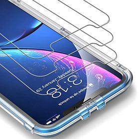 UNBREAKcable Screen Protector for iPhone 11, iPhone XR 3-Pack 6.1 Inch - 2.5D 9H Premium Tempered Glass for iPhone XR(2018)/ iPhone 11(2019), Bubble-Free, Free Installation Frame, Anti-Scratch - Redpepper Cases