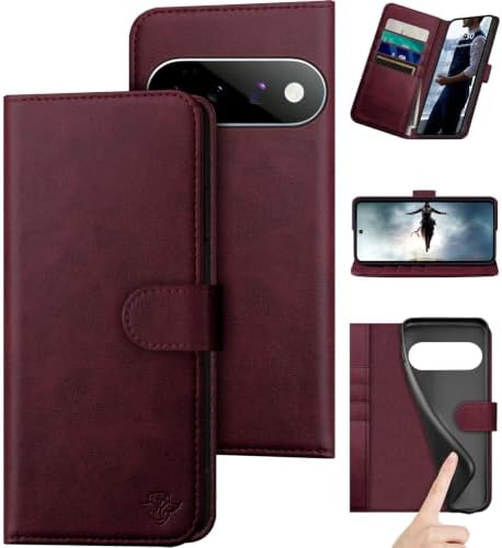 Google Pixel 11 Pro XL Leather Wallet Case with RFID Block