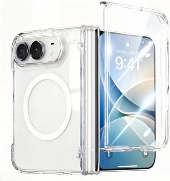 iPhone Ultra Slim Clear Case: Hinge and Screen Guard