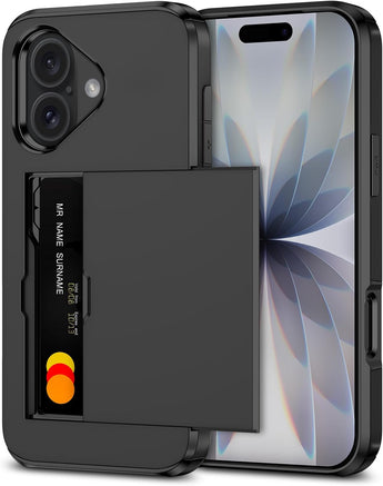 iPhone 17 Shockproof Card Slot Slim Case