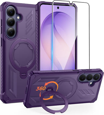 Galaxy Z Fold 8 Case: 360 Kickstand and Screen Protector