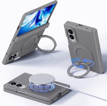 Galaxy Z Fold 8 Magnetic Case with 360 Kickstand