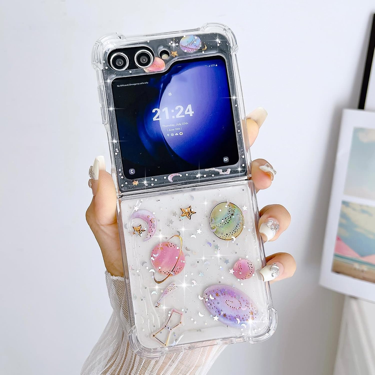 Galaxy Z Flip 5 Glitter Case: Sparkle Meets Protection