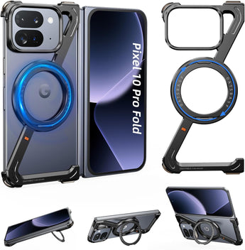 Pixel 10 Pro Fold Aluminum Case with Ring Kickstand