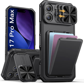 iPhone 17 Pro Max Card Holder Kickstand Case Guide