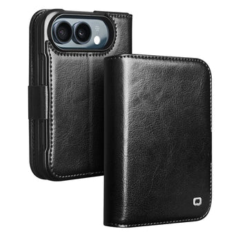 iPhone Fold Genuine Leather Wallet Case