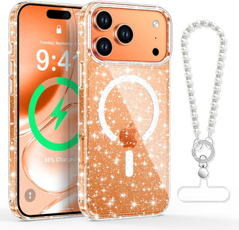 Sparkle and Snap: iPhone 17 Pro Max Magnetic Case