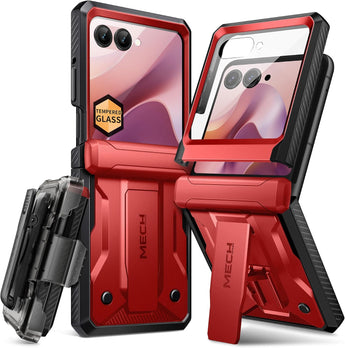 Moto Razr 2026 Armor Case with Hinge Cover and Clip