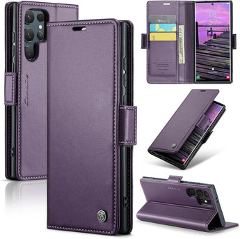 Galaxy S25 Ultra Wallet Case: RFID Leather Folio Guide