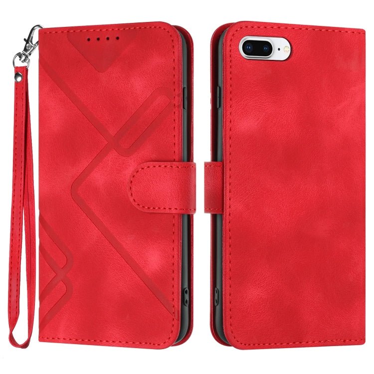 Leather Wallet Case for iPhone 6 Plus 7 Plus 8 Plus