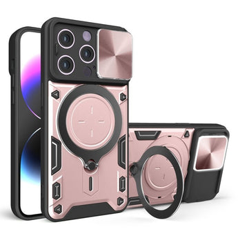CD Texture Camshield Case for iPhone 14 Plus