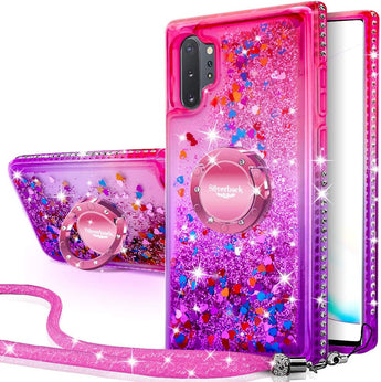Galaxy Note 10 Plus Glitter Case with Kickstand