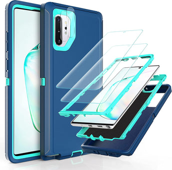 Galaxy Note 10 Plus Heavy Duty Case: 16ft Drop Protection