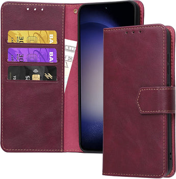 Galaxy S23 Wallet Flip Case with Kickstand and Cards