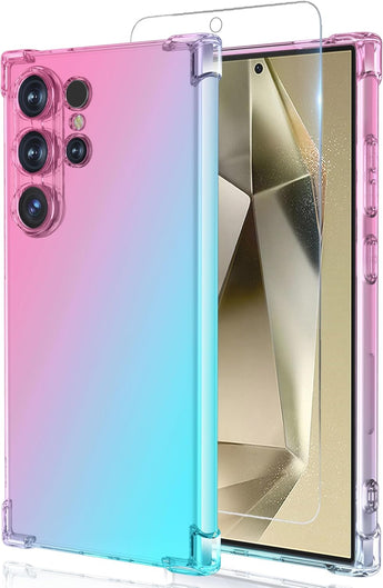 Galaxy S25 Ultra Case with Built-In Screen Protector