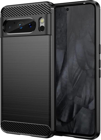 Pixel 8 Pro Case: Slim Carbon Fiber Drop Protection
