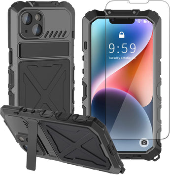 iPhone 14 Metal Kickstand Heavy Duty Case Guide