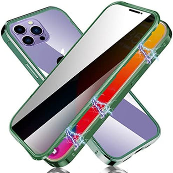 iPhone 14 Pro Privacy Case: Anti-Peep Magnetic Glass