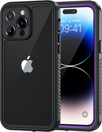 iPhone 14 Waterproof Case with Built-In Screen Protector