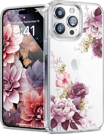 Blossom Armor: Floral iPhone 15 Pro Case That Fights Back
