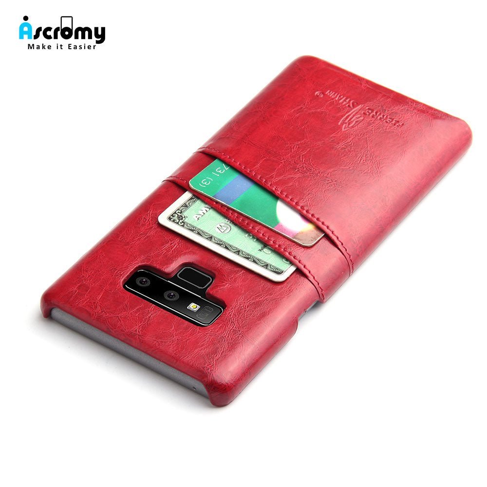 Best Leather Credit Card Wallet Holder Case for Galaxy Note 8 9 S9 S8 S7 Edge 2026