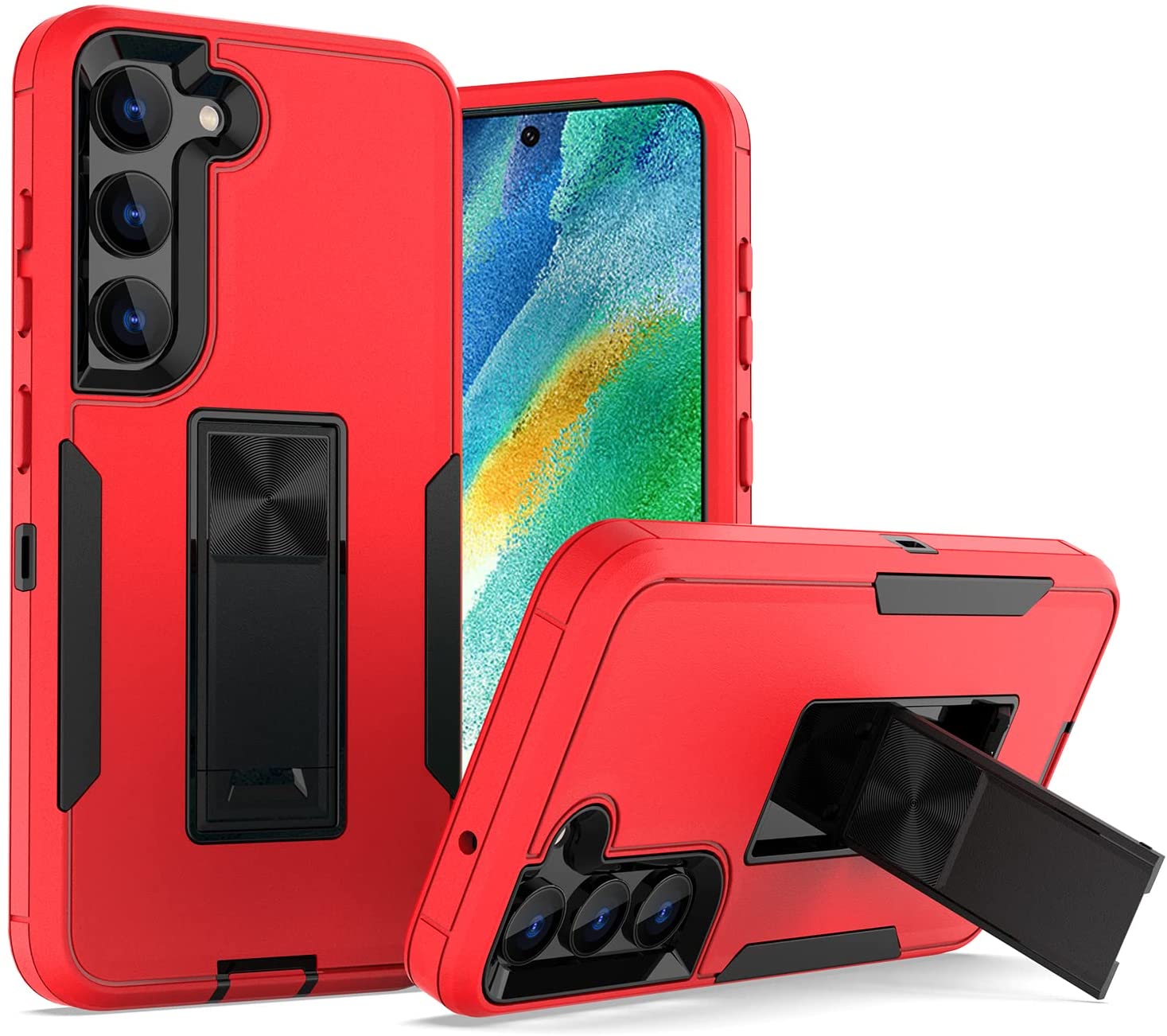 Samsung Galaxy S23 Kickstand Waterproof Case | Red Pepper