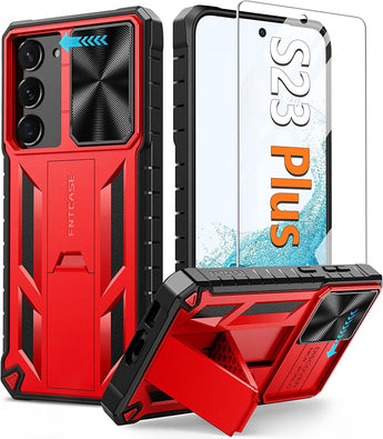 Galaxy S23 Plus Shockproof Kickstand Case | Red Pepper