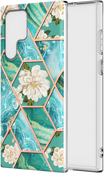 Galaxy S23 Ultra Marble Pattern Case: Elegant Armor